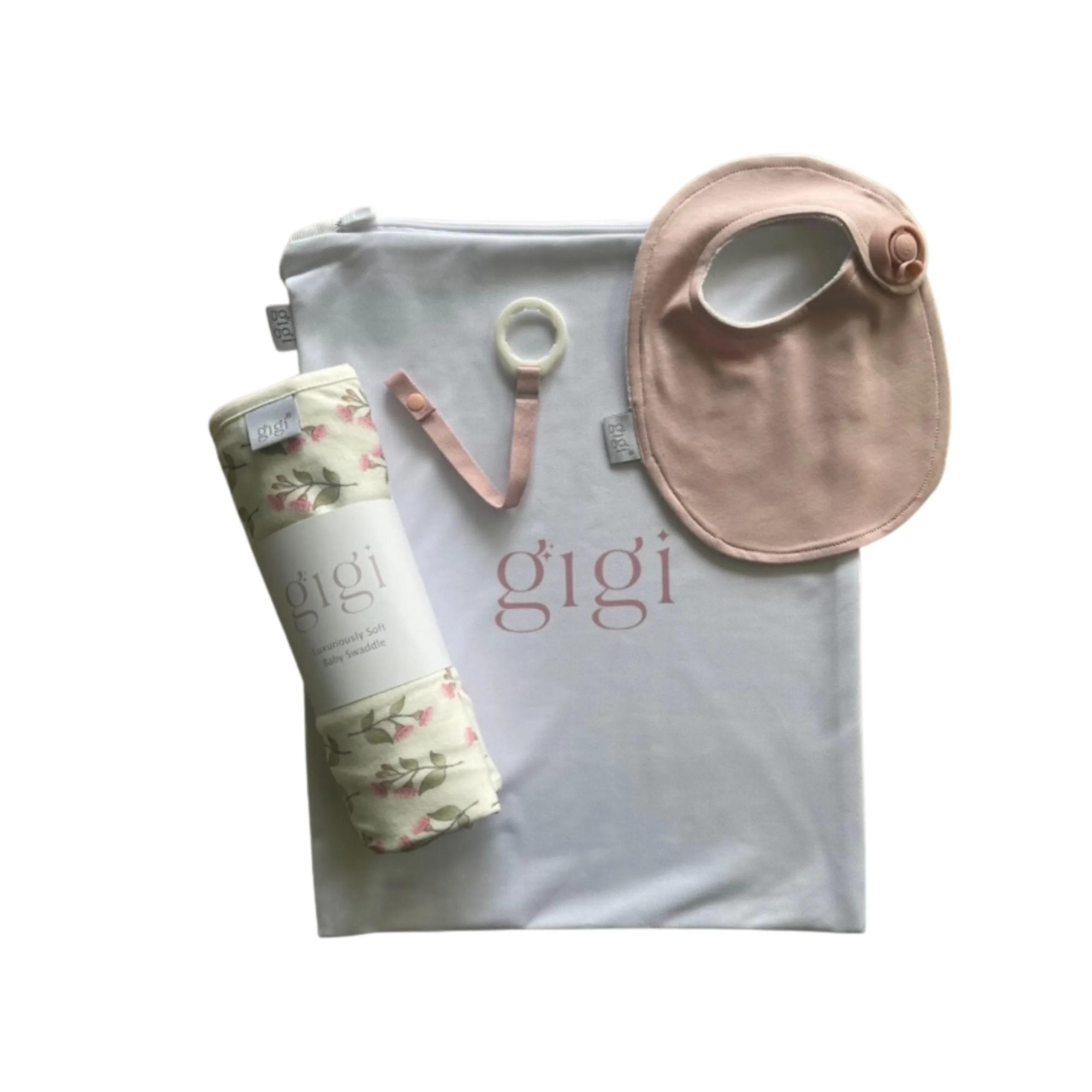 169_Gigi_Baby_Gift_Set_-_Blush_Bib_Lena_Baby_Wrap_Vanilla_Blush_Accessory