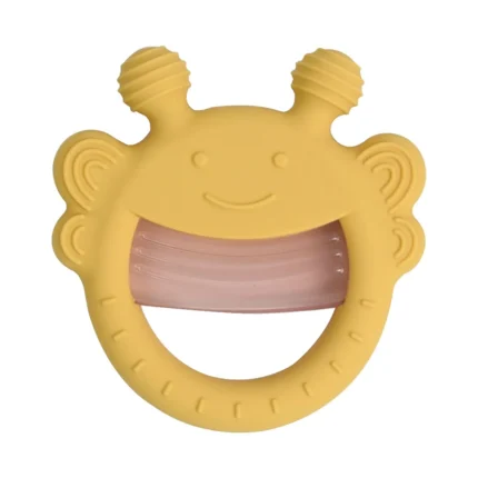 Little Rawr Silcone Teether Bee Yellow