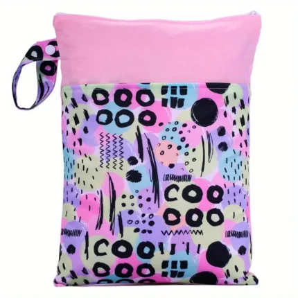 Gigi Wet Clothes Bag - Fluro Party