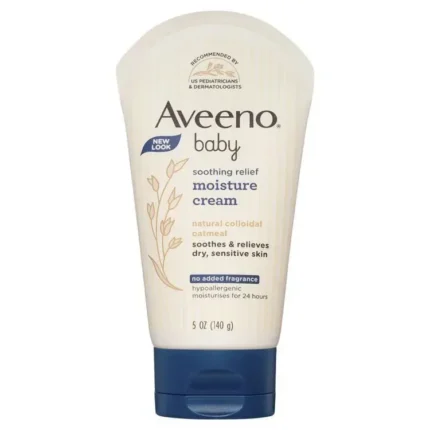 Aveeno Baby Soothing Relief Fragrance Free Moisture Cream 140g
