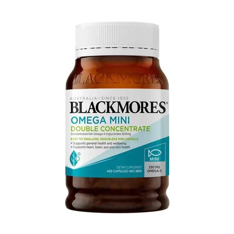 Blackmores Omega Mini Double Concentrate 400 Capsules
