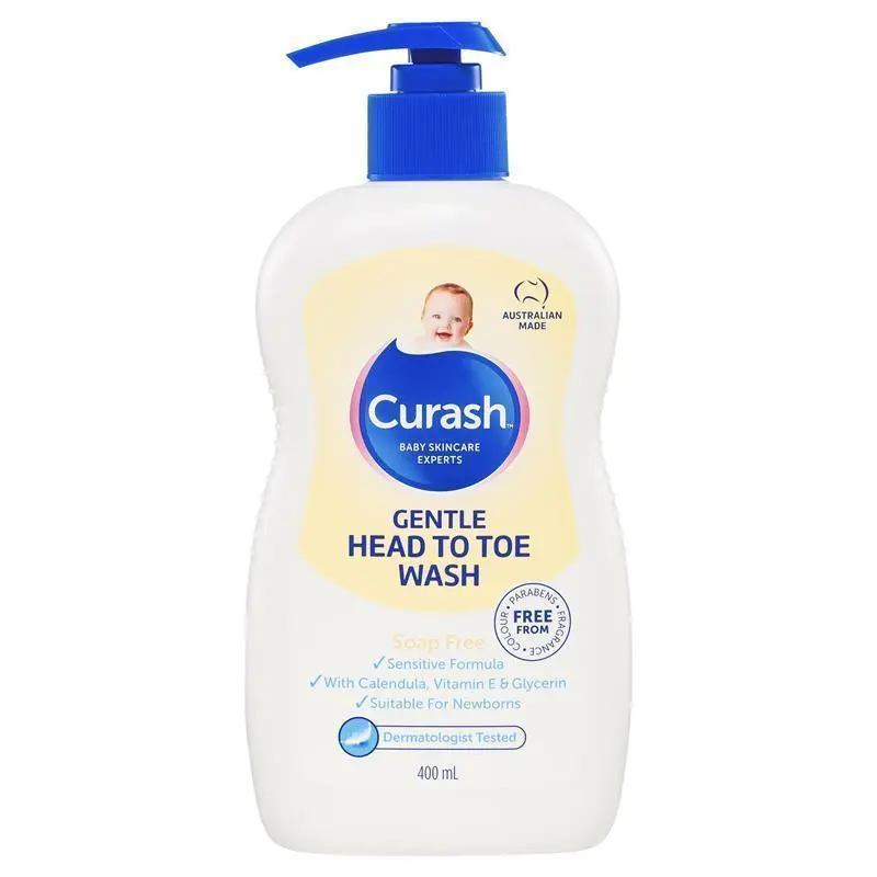 Curash Gentle Head To Toe Wash 400ml 1