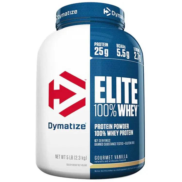 Elite 100% Whey by Dymatize 5lbs Gourmet vanila