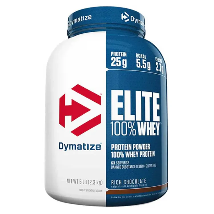 Elite 100% Whey by Dymatize 5lbs Rich Chocolate
