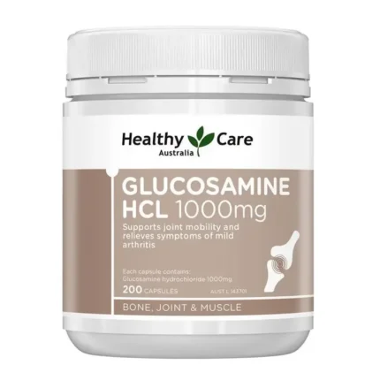 Healthy Care Glucosamine HCL 1000mg 200 Capsules