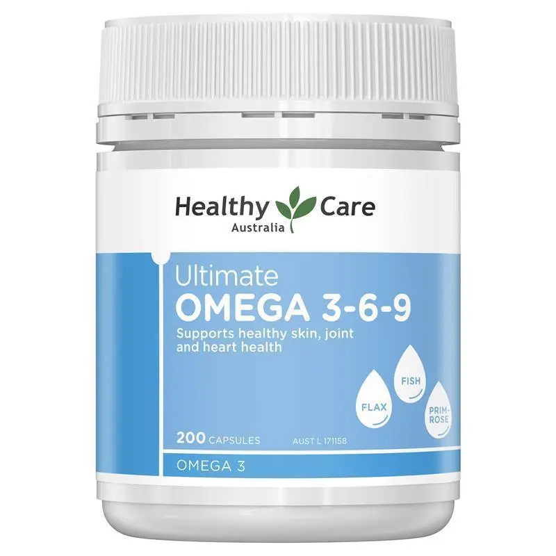 Healthy Care Ultimate Omega 3-6-9 200 Capsules 1