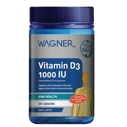 Wagner Vitamin D3 1000IU 500 Capsules