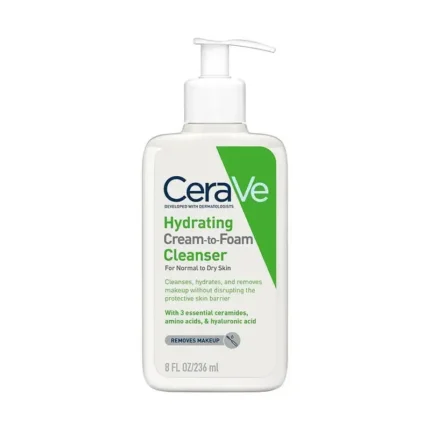 CeraVe Hydrating Cream To Foam Cleanser 236ml